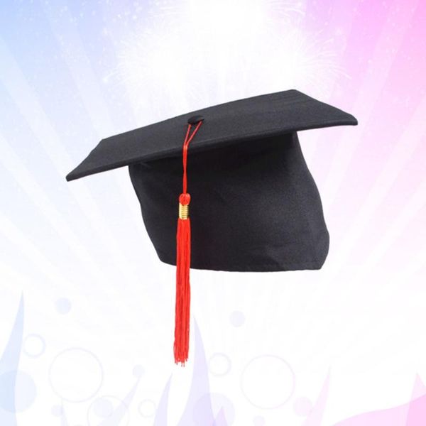 party hats adjustable adults students graduation cap bachelor tassel fancy dr graduated hat (black+red)
party hats adjustable adults students graduation cap bachelor tassel fancy dr graduated hat (black+red)