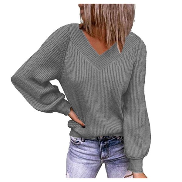 women's sweaters pullovers autumn casual loose solid color long sleeved v neck vintage elegant plus size arrêtez vous, White;black
women's sweaters pullovers autumn casual loose solid color long sleeved v neck vintage elegant plus size arrêtez vous, White;black
