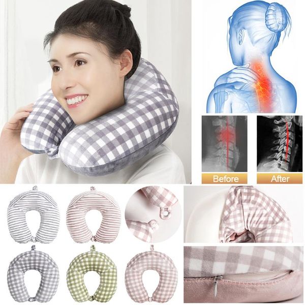 pillow 1pcs lattice u-shape memory foam travel airplane neck head support soft cervical healthcare
pillow 1pcs lattice u-shape memory foam travel airplane neck head support soft cervical healthcare