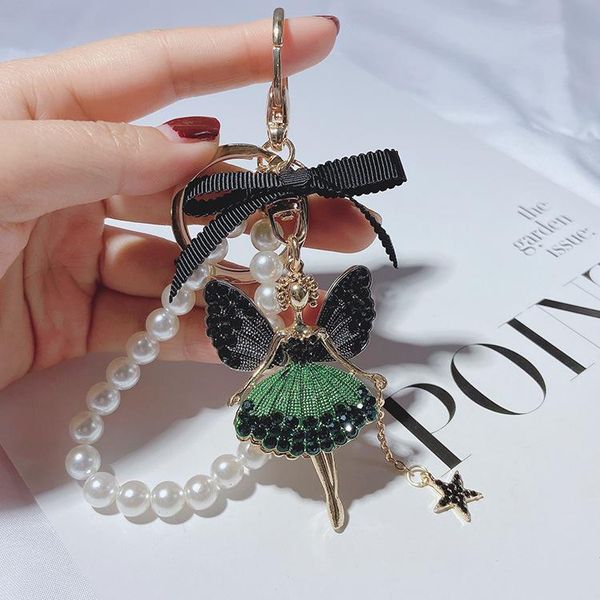 keychains creative pendant key ring alloy rhinestone butterfly fairy handbag car female jewelry gift, Silver
keychains creative pendant key ring alloy rhinestone butterfly fairy handbag car female jewelry gift, Silver