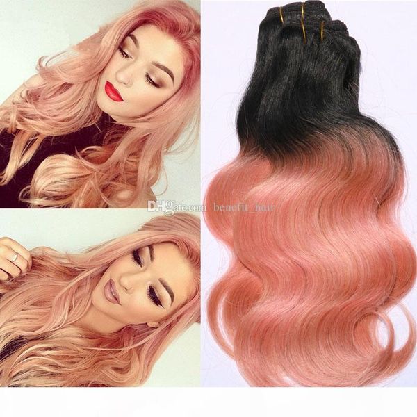 indian dark root ombre hair extensions 3 bundles #1b rose gold ombre human hair two tone body wave hair weft, Black
indian dark root ombre hair extensions 3 bundles #1b rose gold ombre human hair two tone body wave hair weft, Black