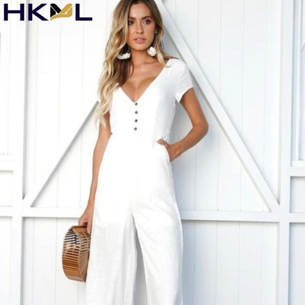women's pants & capris summer women jumpsuit short-sleeved deep v-neck solid color cropped wide-leg rompers ol bodycon short playsuits, Black;white
women's pants & capris summer women jumpsuit short-sleeved deep v-neck solid color cropped wide-leg rompers ol bodycon short playsuits, Black;white
