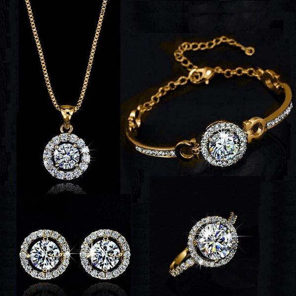 earrings & necklace holy light exquisite crystal wedding ring bracelet set jewelry silver plated zircon bridal
earrings & necklace holy light exquisite crystal wedding ring bracelet set jewelry silver plated zircon bridal