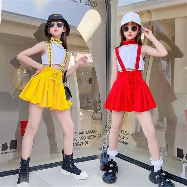 fashion teenager girls clothing set summer vest suspender skirt shorts cotton 3pcs children stage dance performance costumes, White
fashion teenager girls clothing set summer vest suspender skirt shorts cotton 3pcs children stage dance performance costumes, White