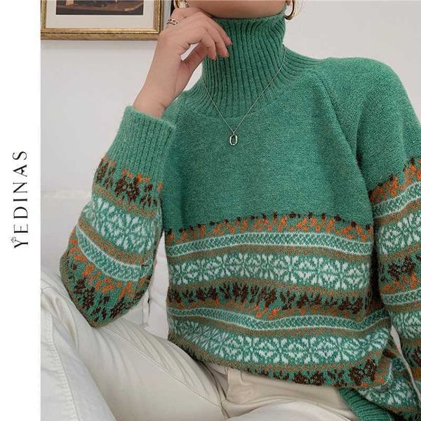 yedinas vintage cashmere turtleneck sweater women korean knitted sweaters autumn winter ladies embroidery pullover warm 210527, White;black
yedinas vintage cashmere turtleneck sweater women korean knitted sweaters autumn winter ladies embroidery pullover warm 210527, White;black