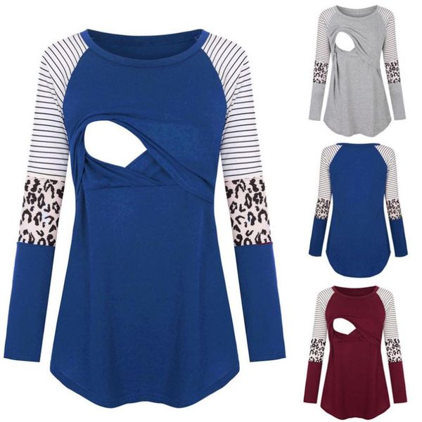 maternity & tees women shirt long sleeve striped nursing t-shirt for breastfeeding pregnant casual ropa embarazada 40de30, White
maternity & tees women shirt long sleeve striped nursing t-shirt for breastfeeding pregnant casual ropa embarazada 40de30, White