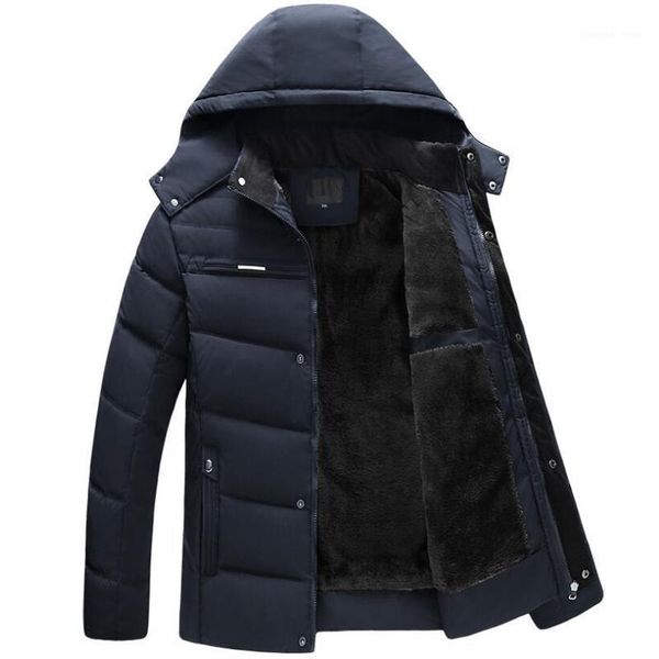 men's down & parkas mens winter thicken coats casual plus velvet warm overcoat men outwear windproof thick fleece keep casaco masculino, Black
men's down & parkas mens winter thicken coats casual plus velvet warm overcoat men outwear windproof thick fleece keep casaco masculino, Black