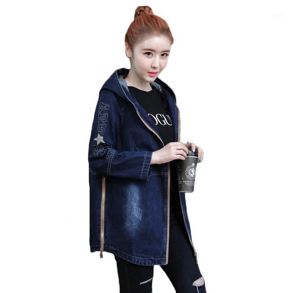 women's trench coats spring denim jackets 2021 autumn fashion casual loose jacket coat female embroidery overcoat womens hooded windbre, Tan;black
women's trench coats spring denim jackets 2021 autumn fashion casual loose jacket coat female embroidery overcoat womens hooded windbre, Tan;black