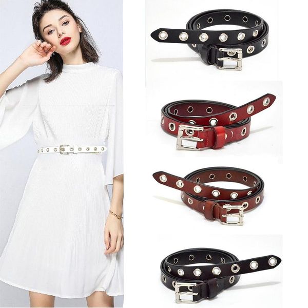 belts women thin studded pu leather belt for jeans alloy pin buckle womens skinny slim waistband strap fashion pants 501, Black;brown
belts women thin studded pu leather belt for jeans alloy pin buckle womens skinny slim waistband strap fashion pants 501, Black;brown