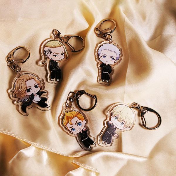 new product keychains revengers anime cosplay keychain manjiro ken takemichi hinata atsushi chibi kawaii bag pendant fans collection props, Silver
new product keychains revengers anime cosplay keychain manjiro ken takemichi hinata atsushi chibi kawaii bag pendant fans collection props, Silver