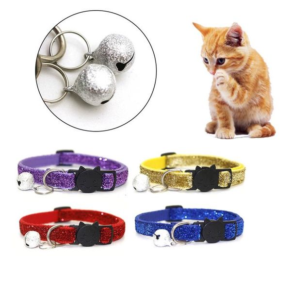 cat collars & leads adjustable kitten sequin collar neck strap accessories pet supplies with bell breakaway fashion
cat collars & leads adjustable kitten sequin collar neck strap accessories pet supplies with bell breakaway fashion