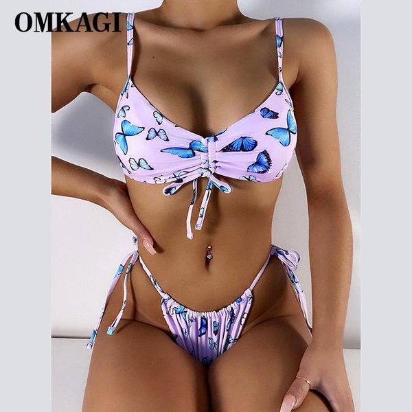women's swimwear omkagi swimsuit women 2021 print micro bikinis set swimming bathing suit brazilian high cut swim female, White;black
women's swimwear omkagi swimsuit women 2021 print micro bikinis set swimming bathing suit brazilian high cut swim female, White;black