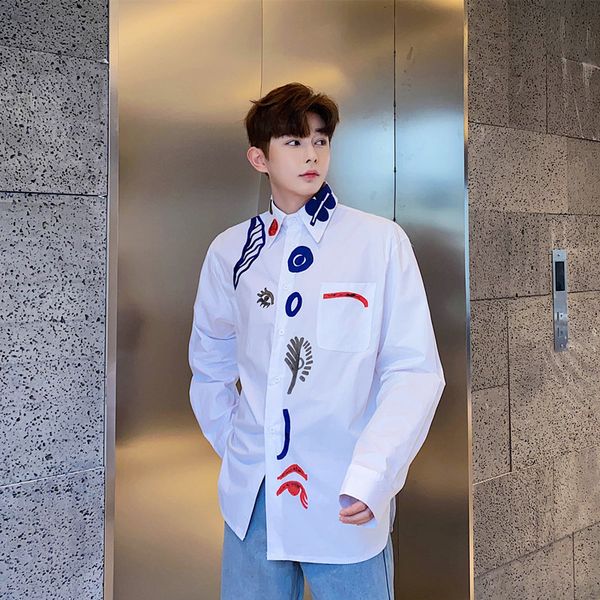 men's casual shirts male white male shirts personality printing long sleeve summer fashion streetwear men's clothes 4zl7, White;black
men's casual shirts male white male shirts personality printing long sleeve summer fashion streetwear men's clothes 4zl7, White;black