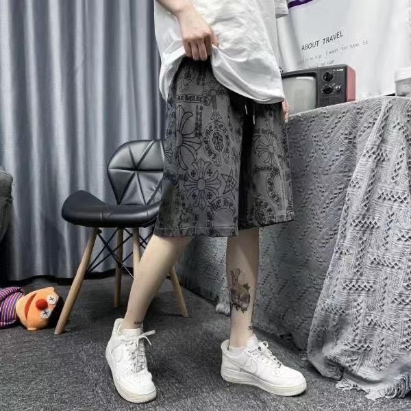 crosin croxin shorts men's summer trend thin korean sports knee length capris loose casual beach pants brand frya, White;black
crosin croxin shorts men's summer trend thin korean sports knee length capris loose casual beach pants brand frya, White;black