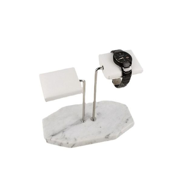 jewelry pouches, bags marble base gold support rod watch stand display pu leather double storage rack, Pink;blue
jewelry pouches, bags marble base gold support rod watch stand display pu leather double storage rack, Pink;blue