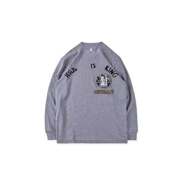 2021 new ss jesus is king long sleeve t-shirt women kanye west sunday service t shirt detroit turtleneck tees men kecc, White;black
2021 new ss jesus is king long sleeve t-shirt women kanye west sunday service t shirt detroit turtleneck tees men kecc, White;black