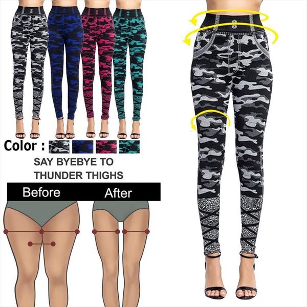 fashion slim plus size womens leggings faux denim jeans long pocket printing casual pencil pants, Black
fashion slim plus size womens leggings faux denim jeans long pocket printing casual pencil pants, Black