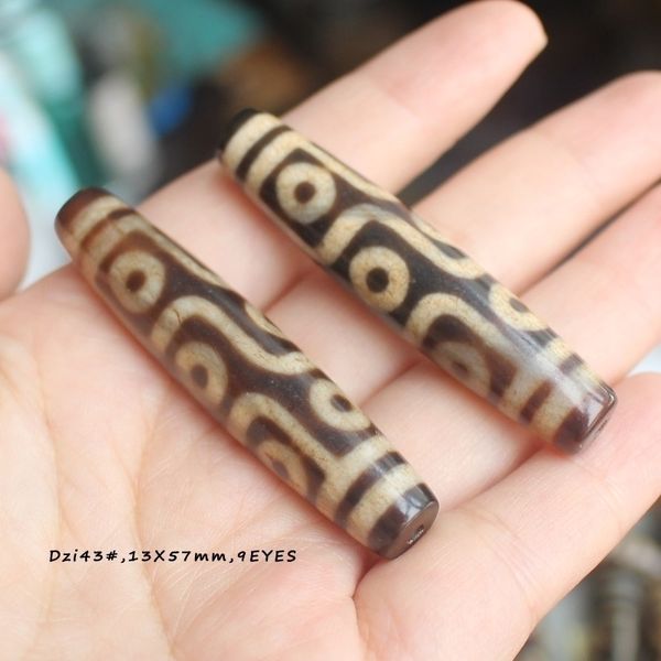 1pcs 50-90mm oval dzi agates loose beads for diy jewelry making pendant,necklace