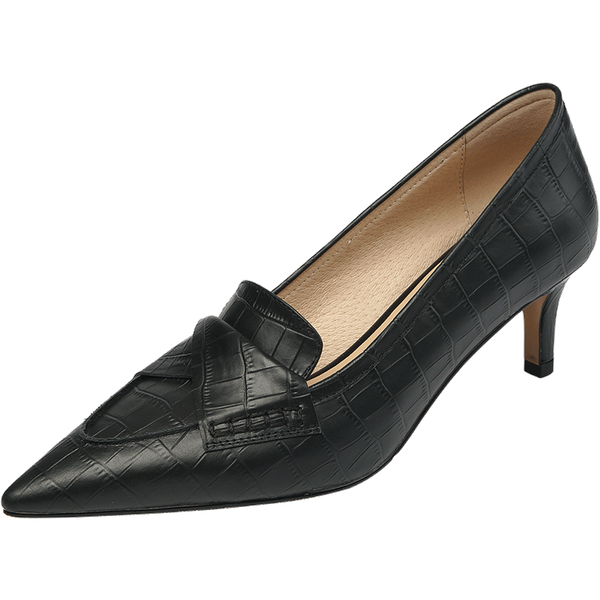 Womens genuine leather Stone pattern slip-on pumps thin high heel sexy ladies evening dress heels high quality comfort shoes, Black
Womens genuine leather Stone pattern slip-on pumps thin high heel sexy ladies evening dress heels high quality comfort shoes, Black