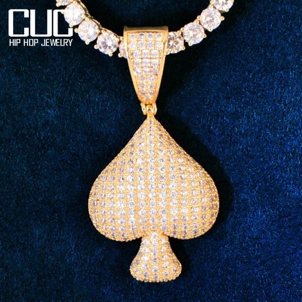 chains playing card spades heart pendant necklace for men hip hop chain cubic zirconia rock rapper jewelry, Silver
chains playing card spades heart pendant necklace for men hip hop chain cubic zirconia rock rapper jewelry, Silver