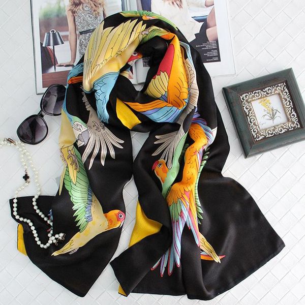 scarves women fashion long towel temale shawl scarf colored parrot double-layered silk wool temperament elegant wrap, Blue;gray
scarves women fashion long towel temale shawl scarf colored parrot double-layered silk wool temperament elegant wrap, Blue;gray