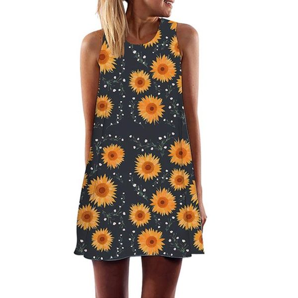 casual dresses sunflower print dress women vintage a-line boho summer sleeveless beach short mini bohemian sundresses 2021, Black;gray
casual dresses sunflower print dress women vintage a-line boho summer sleeveless beach short mini bohemian sundresses 2021, Black;gray