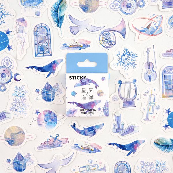3pieces/lot 45pcs/box blue star ocean decorative adhesive tape masking tape for stickers scrapbooking diy stationery tape
3pieces/lot 45pcs/box blue star ocean decorative adhesive tape masking tape for stickers scrapbooking diy stationery tape
