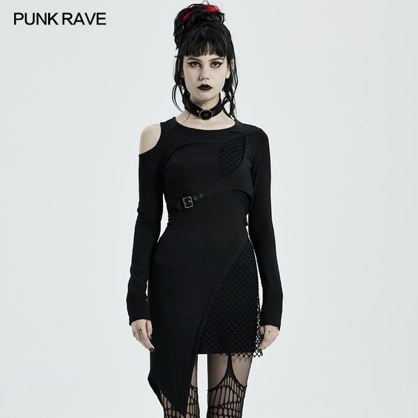 casual dresses punk rave women's handsome hollow shoulder long sleeve dress fashion cool button removable collar black short, Black;gray
casual dresses punk rave women's handsome hollow shoulder long sleeve dress fashion cool button removable collar black short, Black;gray