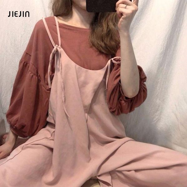 women's jumpsuits & rompers loose solid simple ankle-length streetwear korean style chic womens suspender students girls cute har, Black;white
women's jumpsuits & rompers loose solid simple ankle-length streetwear korean style chic womens suspender students girls cute har, Black;white