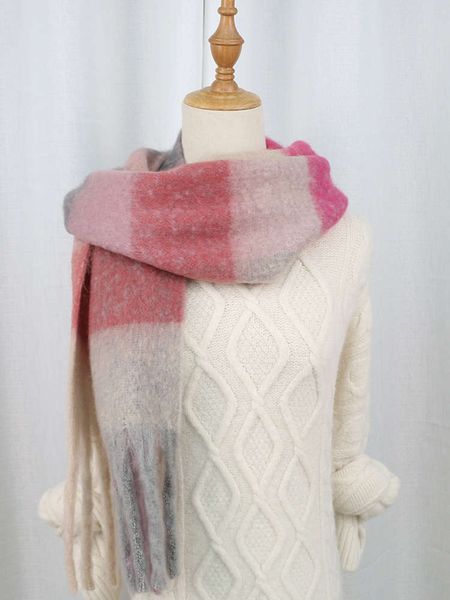 british rainbow plaid scarves in winter lovely girls korean bib for all kinds of students with thick warm shawl, Blue;gray
british rainbow plaid scarves in winter lovely girls korean bib for all kinds of students with thick warm shawl, Blue;gray