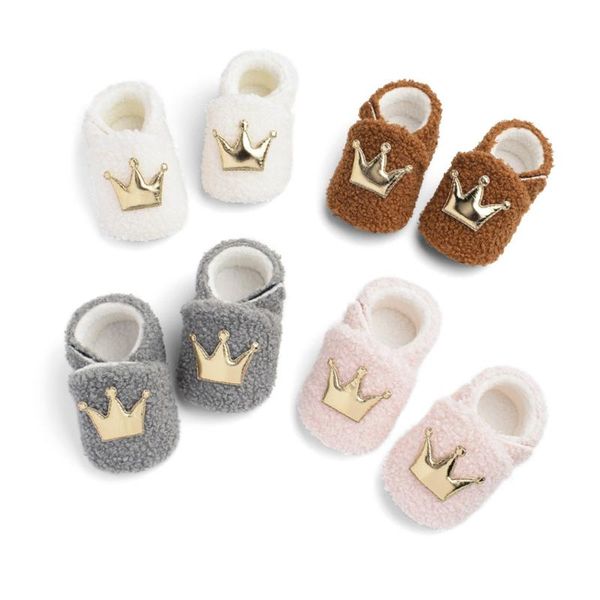 boots toddler shoes winter crown furry baby cotton fashion walking lovely keep warm, Black;grey
boots toddler shoes winter crown furry baby cotton fashion walking lovely keep warm, Black;grey