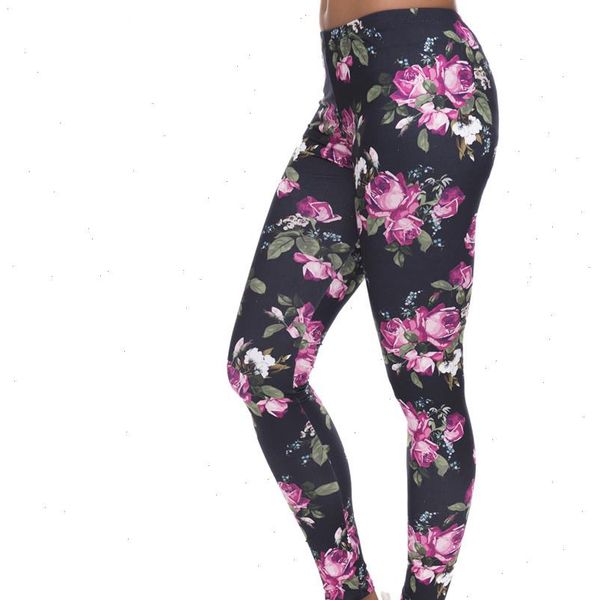 new women leggings retro roses printing fitness legging elegant elasticity leggins high waist legins trouser pants, Black
new women leggings retro roses printing fitness legging elegant elasticity leggins high waist legins trouser pants, Black