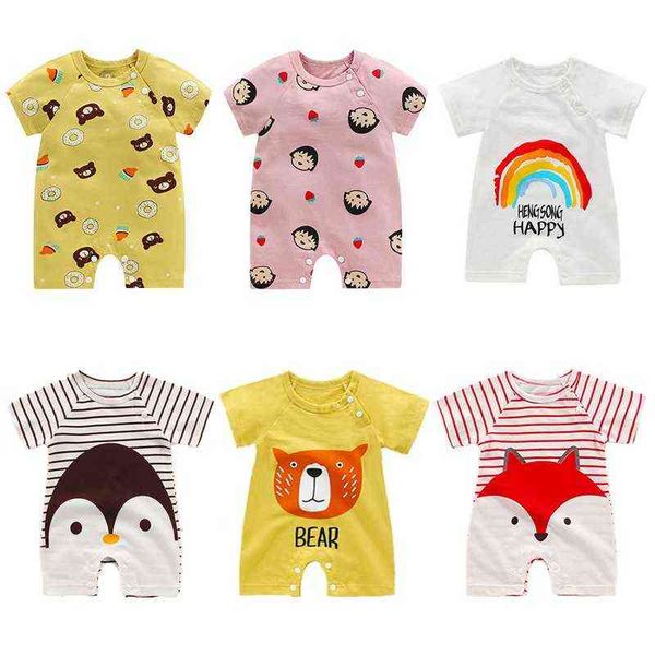 2021 summer baby rompers newborn cotton fabric short sleeve romper newborn pajamas ropa vestido girl clothes boys clothing g1221, Blue
2021 summer baby rompers newborn cotton fabric short sleeve romper newborn pajamas ropa vestido girl clothes boys clothing g1221, Blue