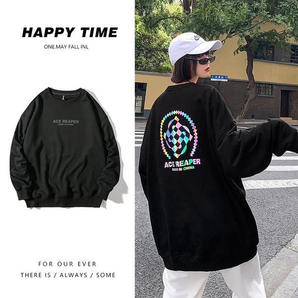 women's hoodies & sweatshirts womens simple design for women reflective pattern crew neck pullovers and oversized streetwear drop shoul, Black
women's hoodies & sweatshirts womens simple design for women reflective pattern crew neck pullovers and oversized streetwear drop shoul, Black