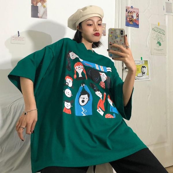 nicemix t-shirt women clothes 2021 summer harajuku cartoon printing o-neck short sleeve t-shirt female tees selling, White
nicemix t-shirt women clothes 2021 summer harajuku cartoon printing o-neck short sleeve t-shirt female tees selling, White