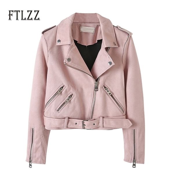 spring autumn leather jacket women long sleeve zipper red suede coats ladies short biker moto outwear jaqueta couro 210602, Black
spring autumn leather jacket women long sleeve zipper red suede coats ladies short biker moto outwear jaqueta couro 210602, Black
