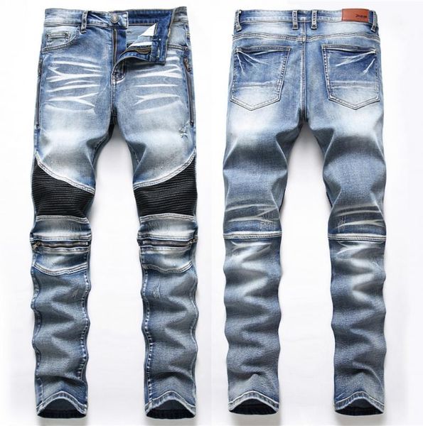 men's jeans biker men 2021 autumn casual washed cotton fold skinny ripped hip hop elasticity slim denim pants home, Blue
men's jeans biker men 2021 autumn casual washed cotton fold skinny ripped hip hop elasticity slim denim pants home, Blue
