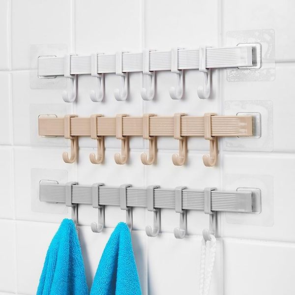 hooks & rails bathroom adhesive waterproof 6 hook rack rail towel robe hanger corner organizer
hooks & rails bathroom adhesive waterproof 6 hook rack rail towel robe hanger corner organizer