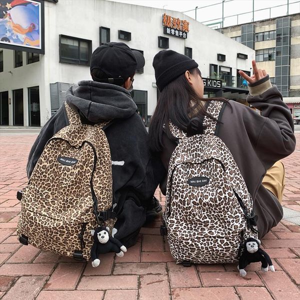 female leopard print personality backpack women mori series shoulder school bags harajuku men travel backpacks large capacity
female leopard print personality backpack women mori series shoulder school bags harajuku men travel backpacks large capacity