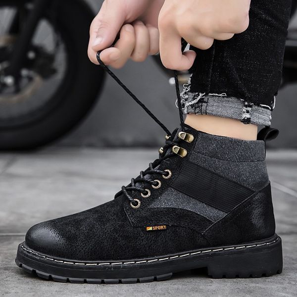 men hiking shoes new design martin boots fashion non-slip outdoor breathable sport shoes hiking shoes high-sneakers
men hiking shoes new design martin boots fashion non-slip outdoor breathable sport shoes hiking shoes high-sneakers