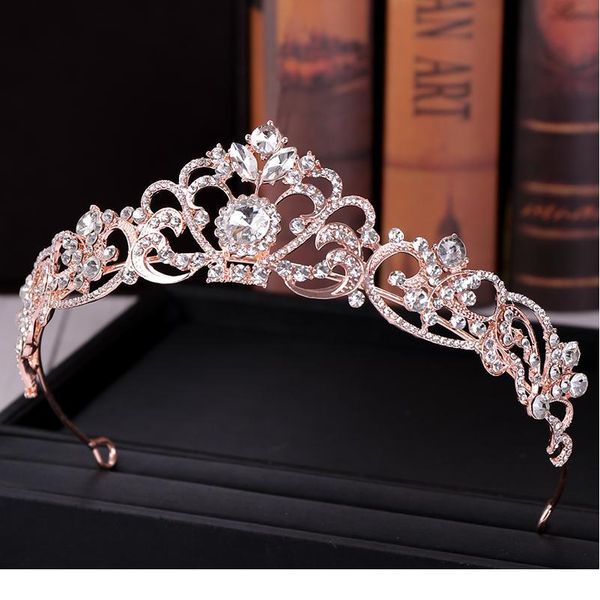 trendy crystal crown rose gold bridal tiara and crown hair accessories for wedding bride women hair jewelry h jllrph, Silver
trendy crystal crown rose gold bridal tiara and crown hair accessories for wedding bride women hair jewelry h jllrph, Silver