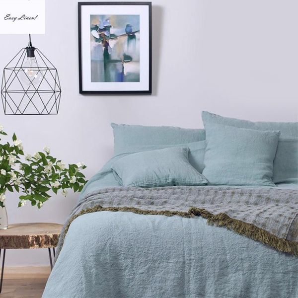 bedding sets 3pcs 100% linens set sky blue euro bed linen double duvet cover and 2 50x70 pillowcase 150x200 220x240 bedspread
bedding sets 3pcs 100% linens set sky blue euro bed linen double duvet cover and 2 50x70 pillowcase 150x200 220x240 bedspread