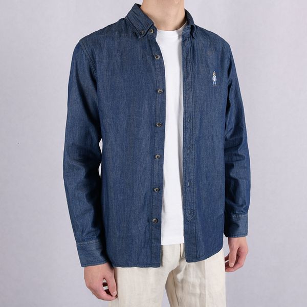 2021 new spring autumn long-sleeved men's cotton fashion casual loose shirts for simple embriodery solid denim shirt men nhod, White;black
2021 new spring autumn long-sleeved men's cotton fashion casual loose shirts for simple embriodery solid denim shirt men nhod, White;black