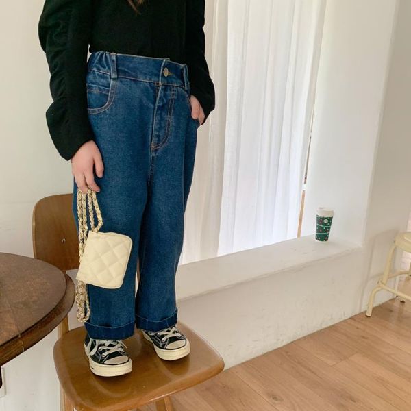 2021 spring autumn girls boys causal jeans pant baby kids children denim trousers, Blue
2021 spring autumn girls boys causal jeans pant baby kids children denim trousers, Blue