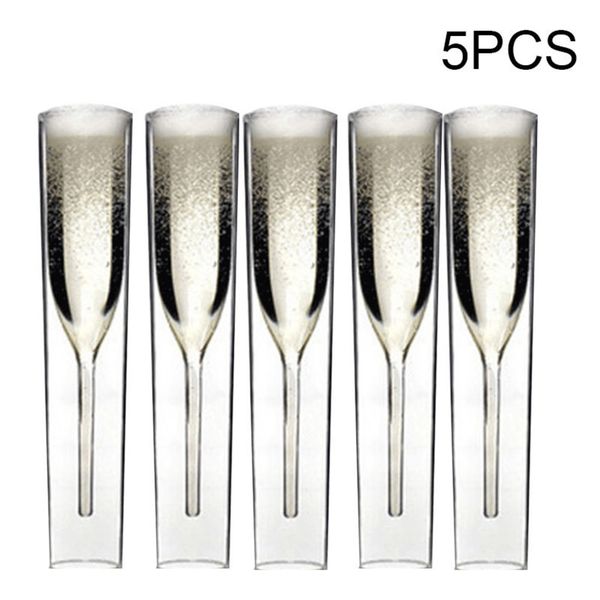 2/3/5pcs luxury flut double-layer champagne glass innovative transparent clear wine glass
2/3/5pcs luxury flut double-layer champagne glass innovative transparent clear wine glass