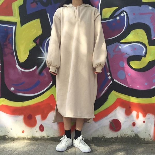 2021 new deeptown estilo coreano mulheres hoodies moda roupas de inverno feminino camisola quente mais veludo pulver solto slido longo hoodi, Black
2021 new deeptown estilo coreano mulheres hoodies moda roupas de inverno feminino camisola quente mais veludo pulver solto slido longo hoodi, Black
