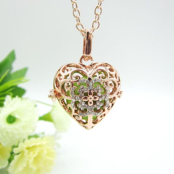 pendant necklaces high class beautiful fashion musical bell chime ball heart locket cage necklace diy diffuser jewelry, Silver
pendant necklaces high class beautiful fashion musical bell chime ball heart locket cage necklace diy diffuser jewelry, Silver