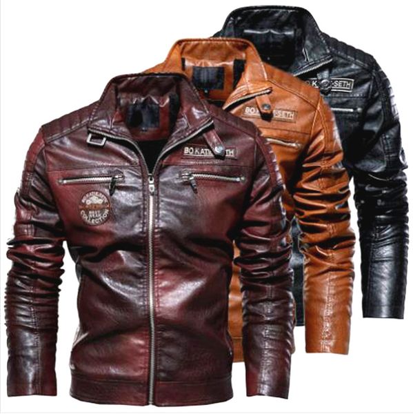 2020 new men's autumn and winter men fashion coat leather jacket motorcycle style male business casual jackets for men black wa, Black;brown
2020 new men's autumn and winter men fashion coat leather jacket motorcycle style male business casual jackets for men black wa, Black;brown