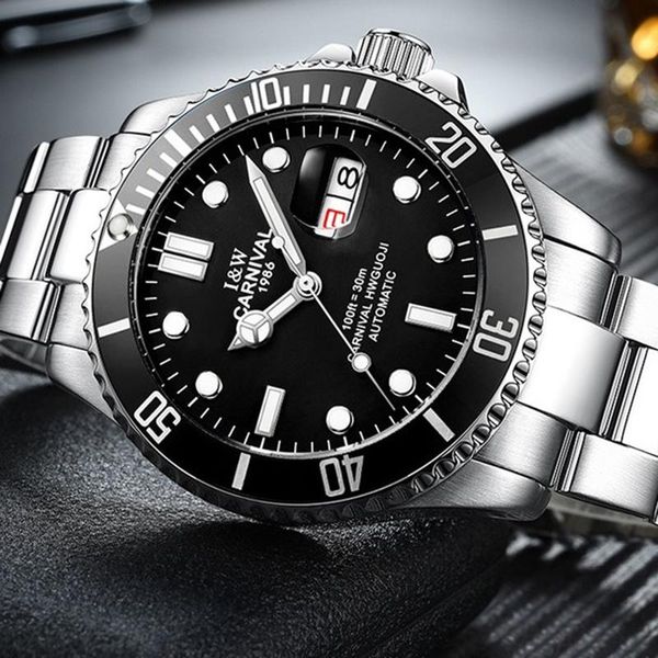 wristwatches series dive watch automatic carnival fashion sport hanical men sapphire calendar luminous waterproof montre homme, Slivery;brown
wristwatches series dive watch automatic carnival fashion sport hanical men sapphire calendar luminous waterproof montre homme, Slivery;brown