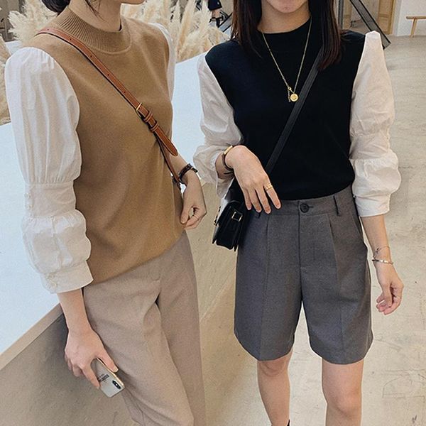 patchwork blouse women 2021 spring autumn knitted and blouses streetwear shirt vintage blusas mujer, White
patchwork blouse women 2021 spring autumn knitted and blouses streetwear shirt vintage blusas mujer, White